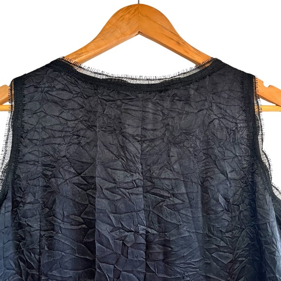 Lida Baday 🇨🇦 silk lace and sequinned sleeveless camisole excellent condition - Picture 9 of 11